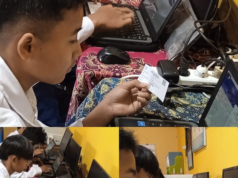 SUKSESNYA SIMULASI ASESMEN NASIONAL BERBASIS KOMPUTER (ANBK) 2025 DI SMPN 3 SUMBERMALANG SATU ATAP