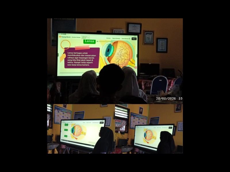 WAJAH BARU PEMBELAJARAN DIGITAL DENGAN IFP DI SMPN 3 SUMBERMALANG SATAP